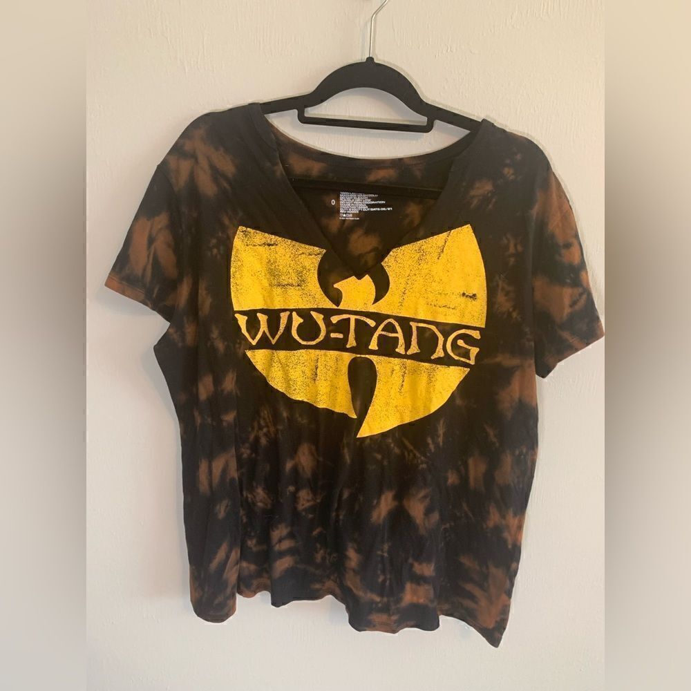 Wutang Brown Tie Dye T shirt size 0‎